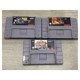 (3) SNES Games Scooby Doo, Lion King, American