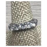 Sterling and CZ Ring
