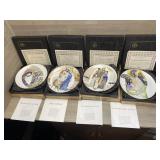 (4) Knowles Religious Plates w/ Boxes COAs