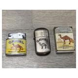 (3) VTG Camel Collectible Lighters