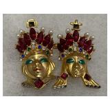 Ornate King/Queen Brooch