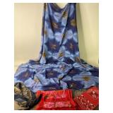 (4) Piece Scarf Set - Tapestry / Body Wrap & (3)