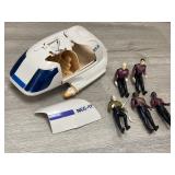 1989 Star Trek Shuttle w/ (5) Figures