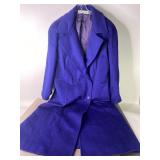 Vtg Alorna 100% Wool Double Breasted Coat -