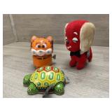 (3) Vintage Toys Tin Toy, Daikin & Wind Up Tiger