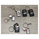 (6) Miniature Confederate, Motorcycle Lighters