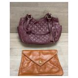 Isaac Mizrahl Genuine Leather Purse & Other Bag