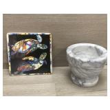 Home Decor Turtle Tile & Mortar Marble