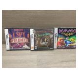 (3) Nintendo DS Video Games