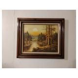 Beautiful Original H. Wilson Oil On Canvas