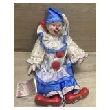 Heritage Mint Porcelain Clown w/ Tags