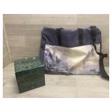 Thomas Kinkade Canvas Bag & New Lighthouse