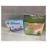 NIP Water Food Float & Sonoma Table Cloth