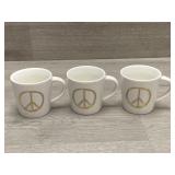 (3) Starbucks 3oz Espresso Shot Mugs