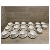 17PC Narumi Encanto 422 Teacup & Saucer Set