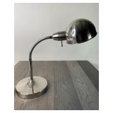 Chrome Desk Lamp with Flexible Neck - Has