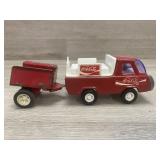 Buddy L Coca Cola Truck w/ Tonka Trailer