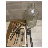 Collectible Shop Tools & Carboy Jug