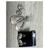 (3) Pr Sterling Earrings
