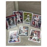 (7) Mike Trout Baseball Cards