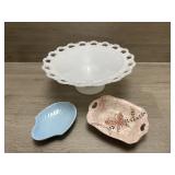 (3) Collectible Trinket & Candy Dishes