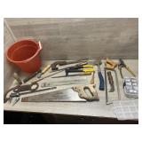Tool Collection Caliper, Saws. Hatchet & More