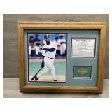 Ken Griffey JR Framed Memorabilia
