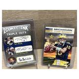 Tom Brady Rookie and Facsimile Auto