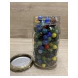 Kerr Jar Full of Marbles 6.5in
