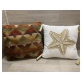 (2) Decorative Couch Pillows