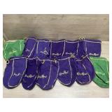 (10) Crown Royal Fabric Bags