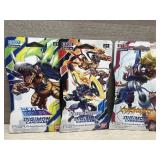 (3) Digimon Booster Packs