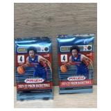 (2) 2021-22 Prizm Basketball 4 Card Packs