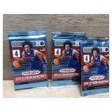 (3) 2021-22 Prizm Basketball 4 Card Packs