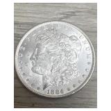 1884 P Morgan Silver Dollar