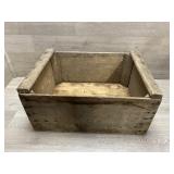 Primitive Wood Crate Marked Wenatchee