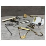 Tie Clips and Pins - Swank ; Unmarked