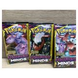 (3) Pokémon Paks - Sun & Moon Unified Minds