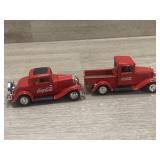 (2) Coca Cola Road Signature Diecast Toys