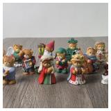 (13) Enesco Lucy Christmas Figured - Vintage -
