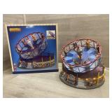 Rare Lemax "Round Up" Carnival Ride Working