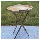 World Market Wood & Metal Side Table