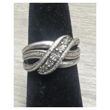Sterling and Marcasite Ring