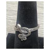 Sterling Serpent Ring