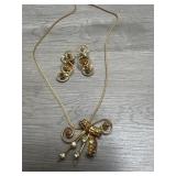MCM Necklace  & Earring Set - Possible Judy Lee