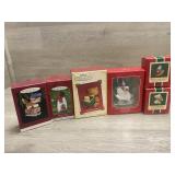 (6) Christmas Ornaments Animals & More Boxed