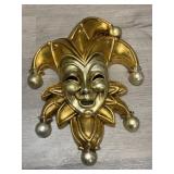 Mid Century Jester Wall Decor 11in