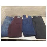 (4) Pairs Jeans Pacsun, Fried Denim, Sonoma