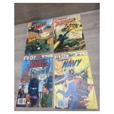 (4) Early Charlton War Themed Comics