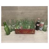 (14) Vintage Soda Advertising Bottles w/ Tin